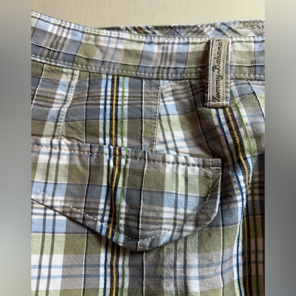 Tommy Bahama Mens Shorts Silk Linen Blend Plaid size 35 - Picture 6 of 12